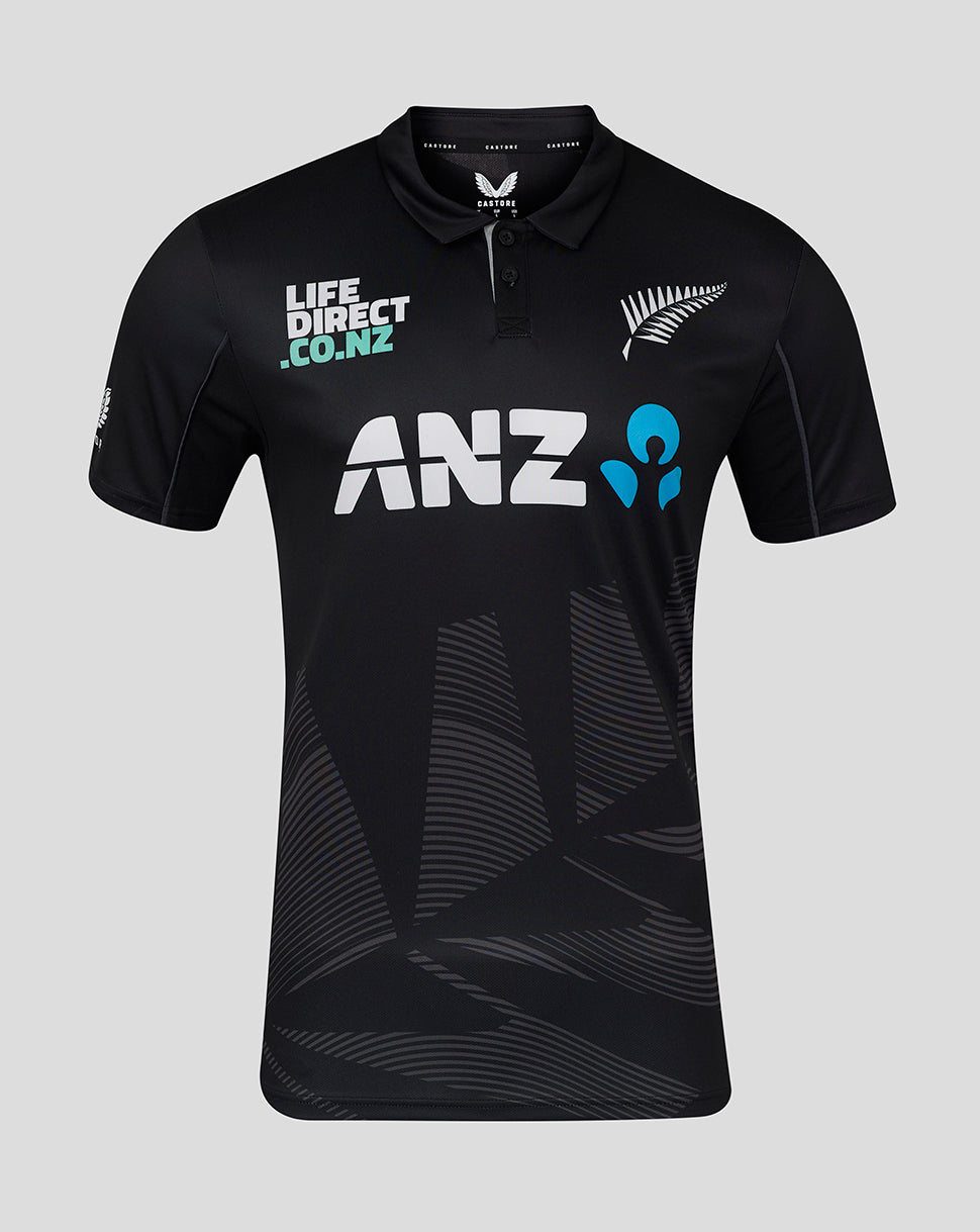 Men s 24 25 Black Caps ODI Shirt