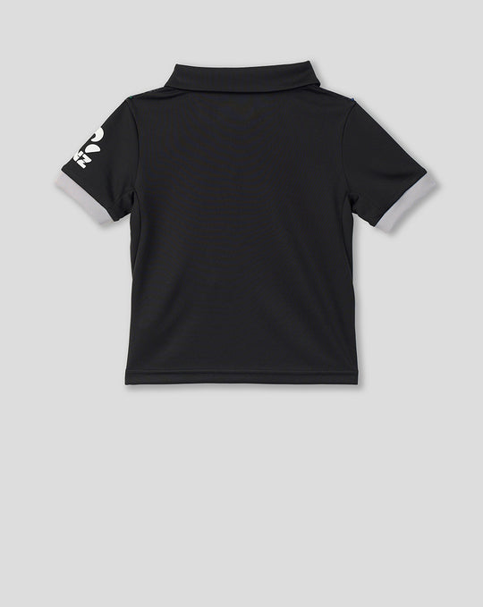 Infant 26/27 Black Caps ODI Short Sleeve Shirt - Black