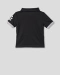 Infant 26/27 Black Caps ODI Short Sleeve Shirt - Black