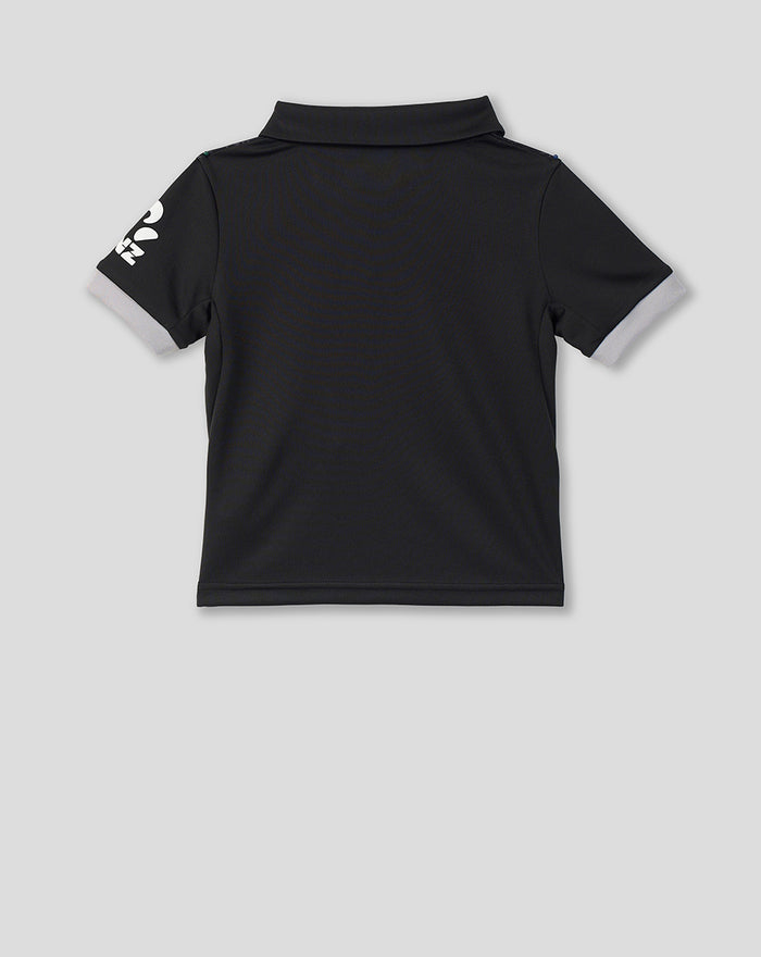 Infant 26/27 Black Caps ODI Short Sleeve Shirt - Black