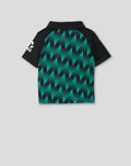 Infant 26/27 Black Caps T20 Short Sleeve Shirt - Black
