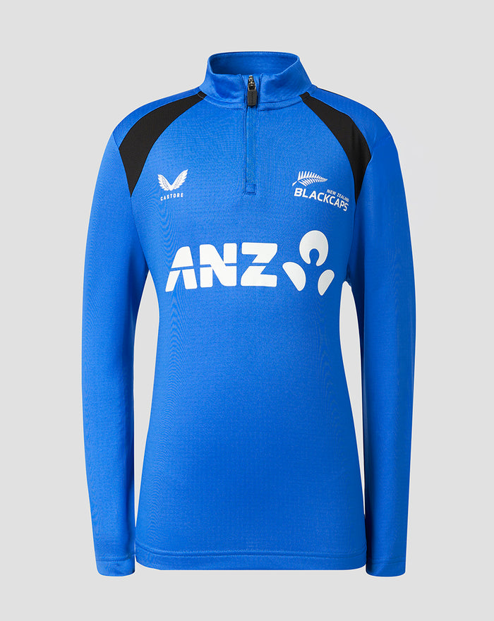 Junior 26/27 Training Quarter Zip Top - Blue