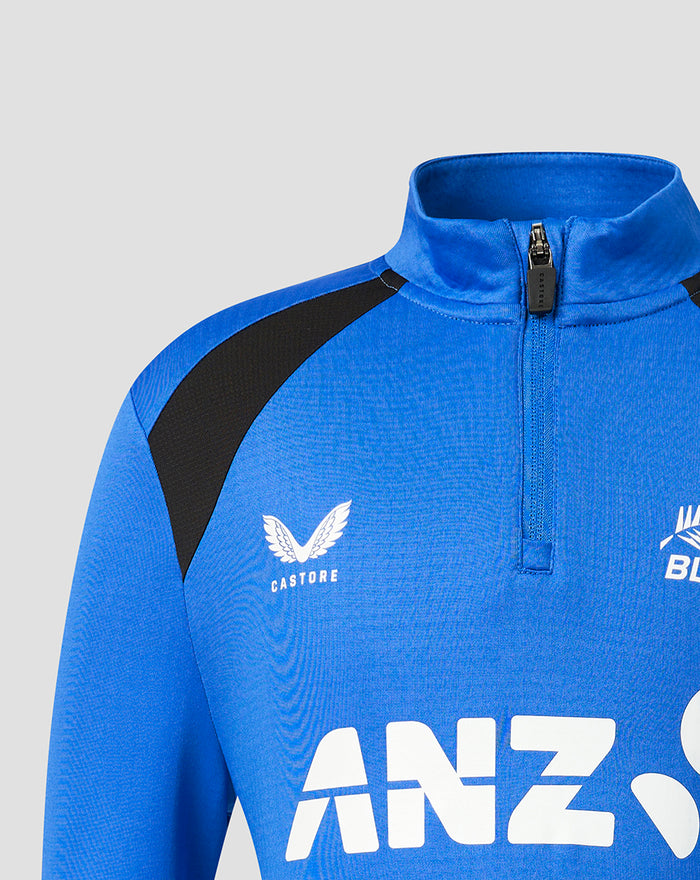 Junior 26/27 Training Quarter Zip Top - Blue