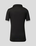 Junior 26/27 Black Caps ODI Short Sleeve Shirt - Black