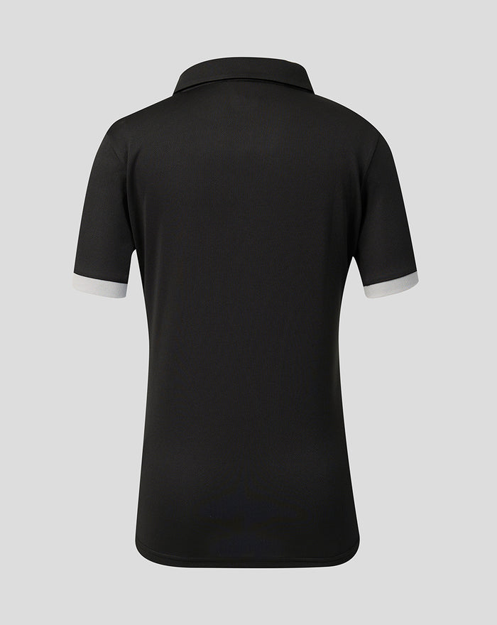 Junior 26/27 Black Caps ODI Short Sleeve Shirt - Black