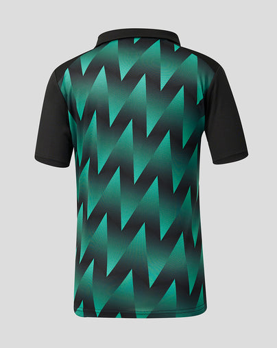Junior 26/27 Black Caps T20 Short Sleeve Shirt - Black
