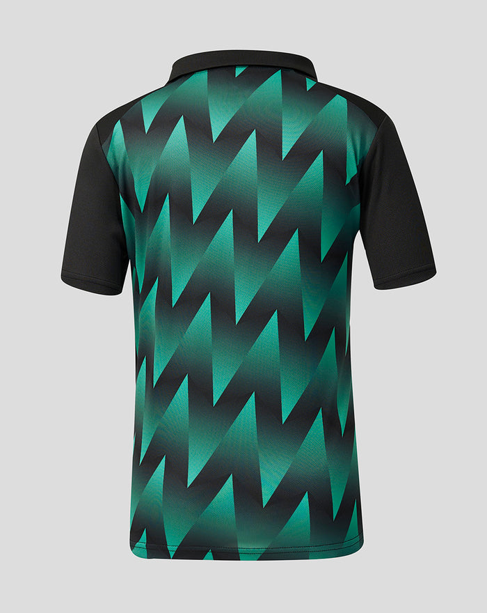 Junior 26/27 Black Caps T20 Short Sleeve Shirt - Black