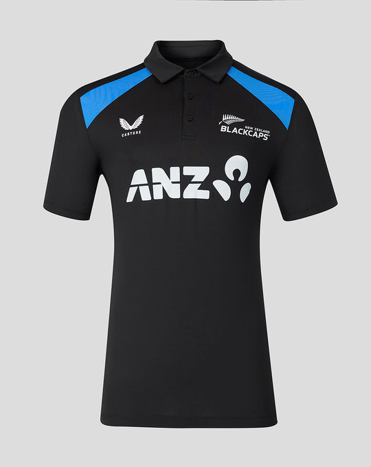 Mens 26/27 Training Poly Polo - Black