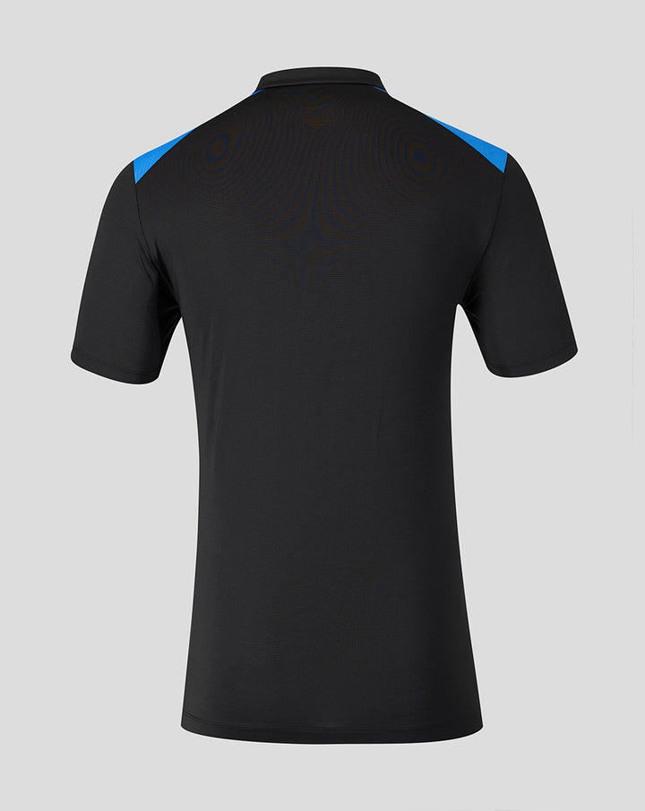 Mens 26/27 Training Poly Polo - Black