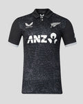 Mens 26/27 Black Caps ODI Short Sleeve Shirt - Black