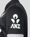 Mens 26/27 Black Caps ODI Short Sleeve Shirt - Black
