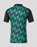 Mens 26/27 Black Caps T20 Short Sleeve Shirt - Black