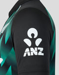 Mens 26/27 Black Caps T20 Short Sleeve Shirt - Black
