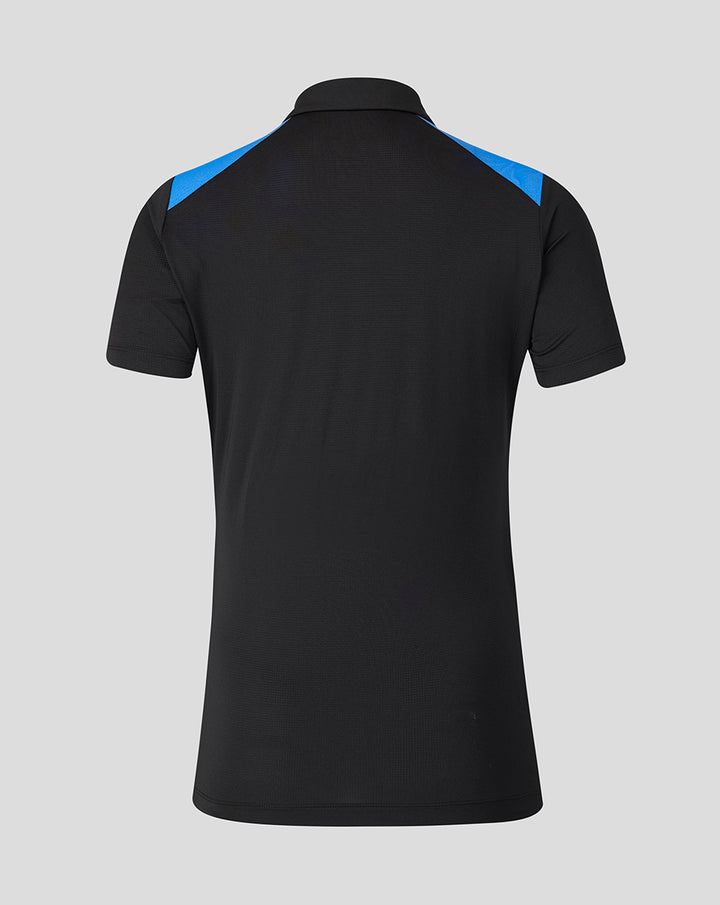 Womens 26/27 Training Poly Polo - Black