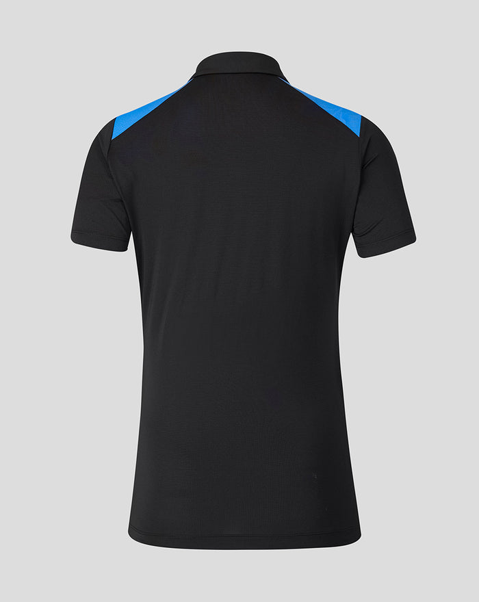 Womens 26/27 Training Poly Polo - Black