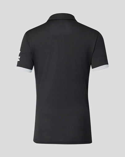 Womens 26/27 White Ferns ODI Short Sleeve Shirt - Black
