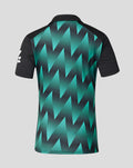 Womens 26/27 White Ferns T20 Short Sleeve Shirt - Black