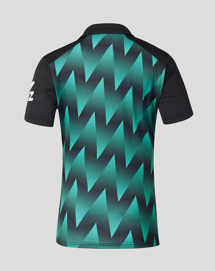 Womens 26/27 White Ferns T20 Short Sleeve Shirt - Black