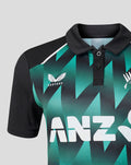 Womens 26/27 White Ferns T20 Short Sleeve Shirt - Black