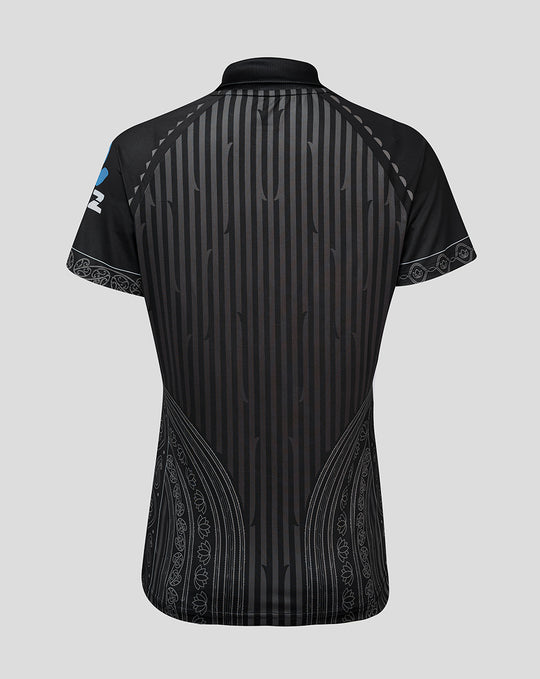 Womens NZC Black Caps ODI India Short Sleeve Shirt