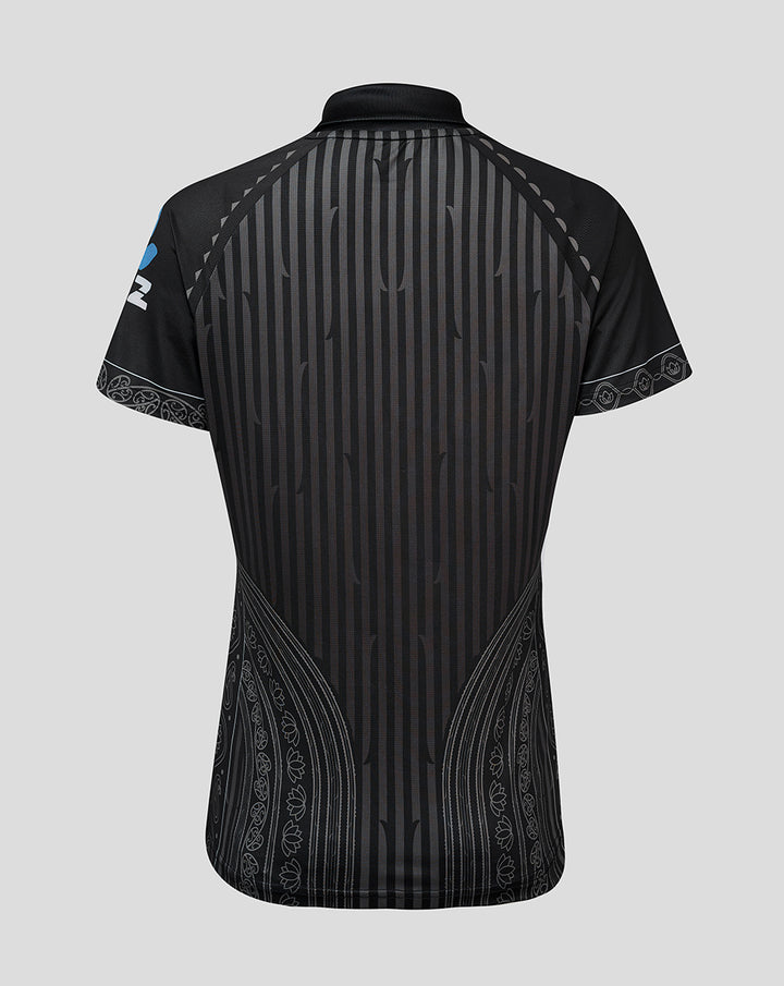 Womens NZC Black Caps ODI India Short Sleeve Shirt