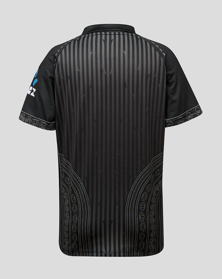 Junior NZC Black Caps ODI India Short Sleeve Shirt