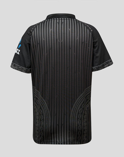 Junior NZC Black Caps ODI India Short Sleeve Shirt