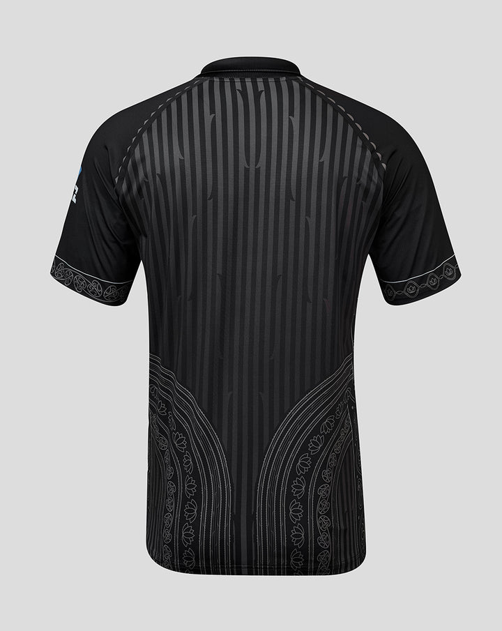Mens NZC Black Caps ODI India Short Sleeve Shirt