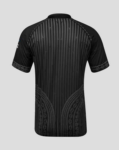 Mens NZC Black Caps ODI India Short Sleeve Shirt