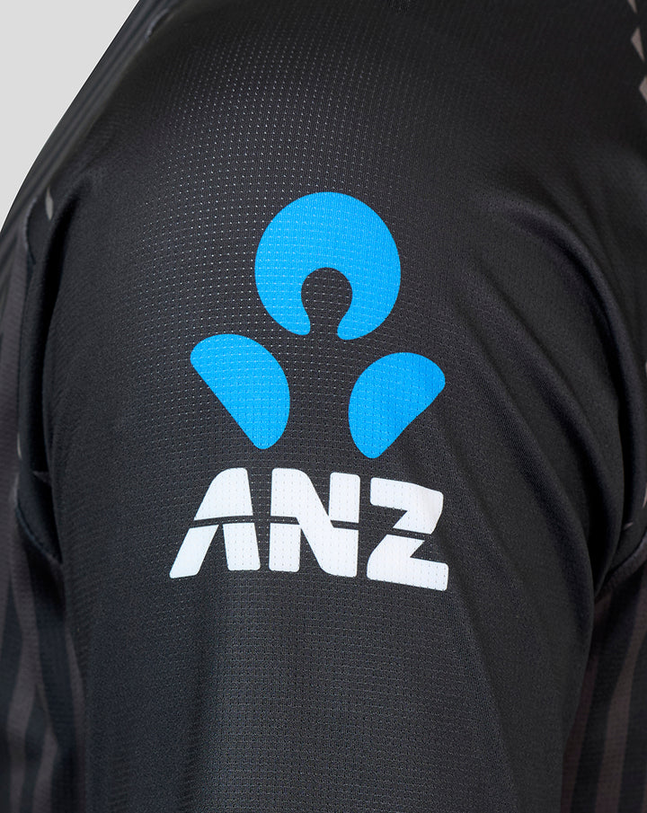 Mens NZC Black Caps ODI India Short Sleeve Shirt