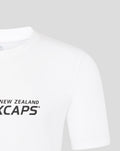 Adult Core Black Caps Tee - White