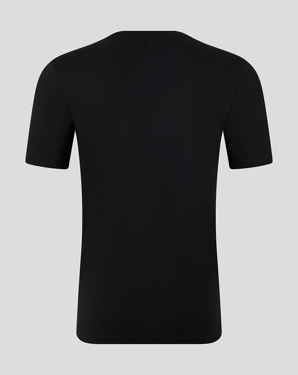 Adult Core Black Caps Tee - Black